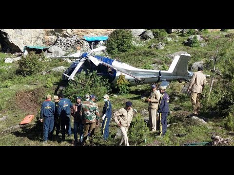 Helicopter accident in Badrinath kills one, pilots suffer injuries
