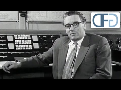 Konrad Zuse and his first computer of the world - TV report from 1958 (with subtitles)