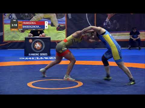 Round 2 WW - 72 kg: A. FRANSSON (SWE) v. Z. BAKBERGENOVA (KAZ)