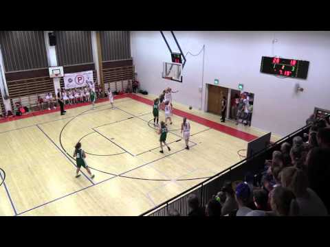 B-tytöt SM koripallo 1. finaali 5.5.2016 Pyrintö - Honka 2. jakso