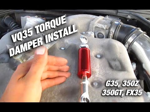 Torque Damper Install on G35, 350z, Skyline 350GT or FX35