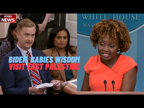 KJP Denies Biden Feels 'Babied' by Staff, Cites His 'Wisdom,' Insists He Will Visit East Palestine