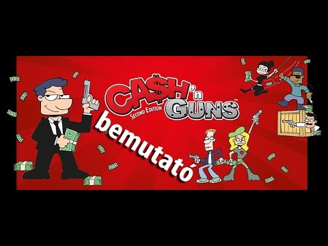 Cash n Guns - társasjáték bemutató - Jatszma.ro