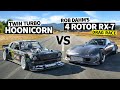 Ken Block Vs Rob Dahm 1 240hp 4 Rotor AWD RX 7 Is Our Wildest Battle Yet