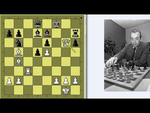 Viktor Strašni vezivanje figura do pobede ~ KORCHNOI vs  UDOVCIC ~ Najlepše partije  1325