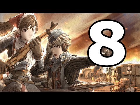 Valkyria Chronicles Walkthrough Part 8 - No Commentary Playthrough (PC)