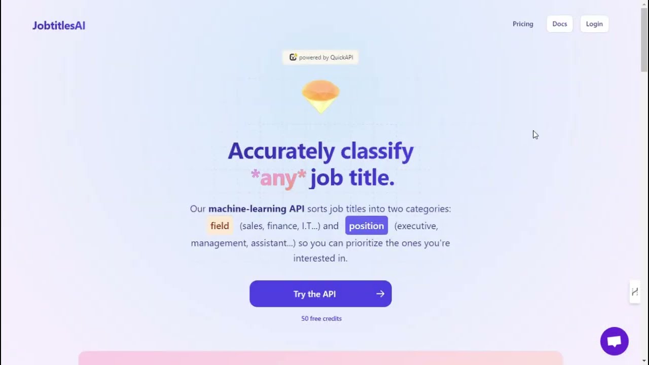 JobtitlesAI tutorial