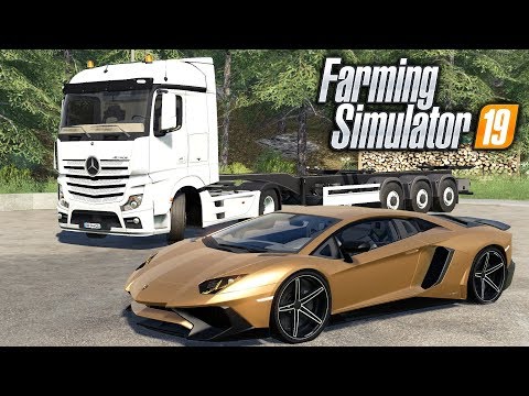 SHIPPING A LAMBORGHINI 500 MILES | Farming Simulator 19
