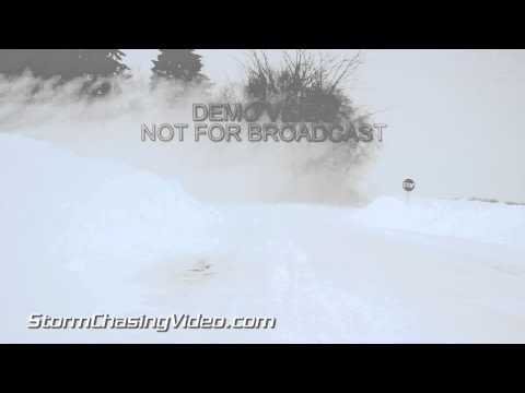 2/26/2014 Barron County, WI Blowing Snow