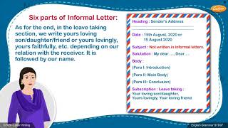 Grade 7 English - Letter Writing
