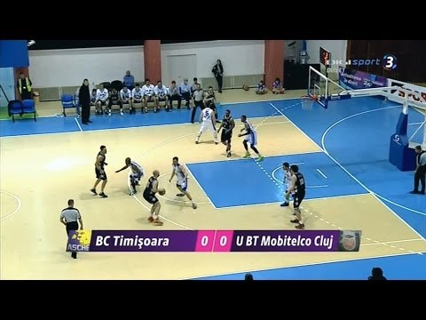 "U" BT Mobitelco Cluj at BC Timisoara 08.03.2014 Full Game