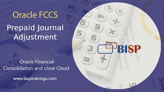 Oracle FCCs Prepaid Journal Adjustment