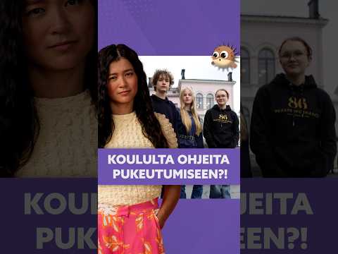 Mitä mieltä, että koulu ohjeistaa pukeutumista? 👀 #ylemix #koulu #yleuutiset #pukeutuminen