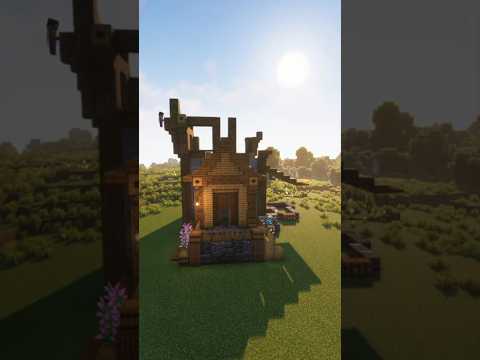 Secret Minecraft Blacksmith House Build Trick!
