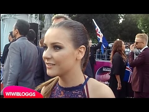 Eurovision 2015 red carpet: María Ólafs (Iceland) interview | wiwibloggs