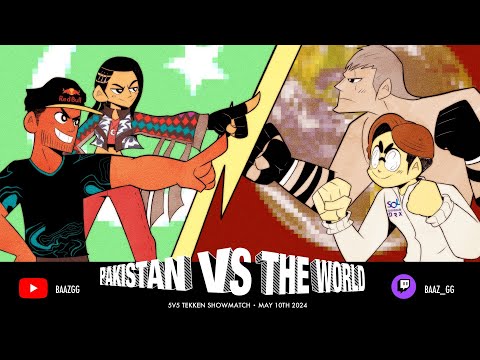 PAKISTAN VS THE WORLD - Tekken 8 Showmatch - Baaz Gauntlet Kickoff