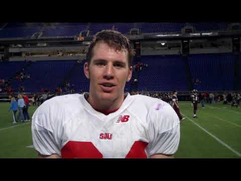 Post-Game Interview w/SJU Senior Running Back Kellen Blaser - 2009 Augsburg