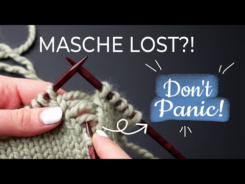 Masche verloren?! Hier die Rettung!