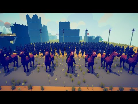 CAN 100x SWAT CLEAR ENEMY BASE? - Totally Accurate Battle Simulator TABS