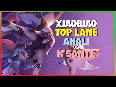 Rank 1 Akali : This Dude is WRECKING Master Elo and CRUSHING K'Sante - Engsub