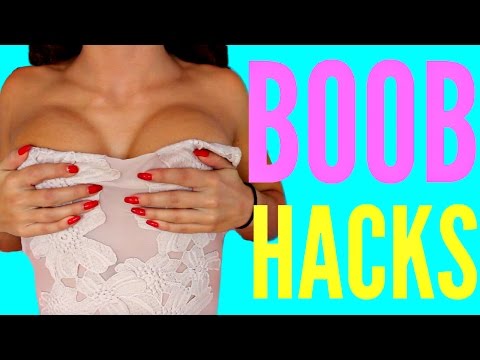Boob Hacks + Bra Hacks | How to get bigger BOOBS !! Video