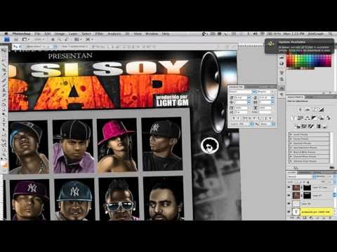 Yo Si Soy Rap - Proceso del Banner por JimGraph Studio - Photoshop