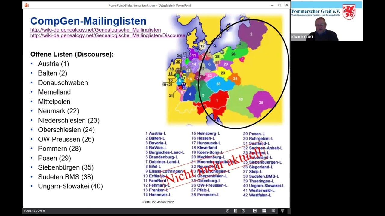 Familienforschungehemalige deutsche Ostgebiete