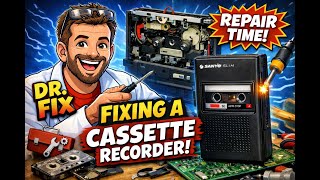 Restoring a SANYO Slim Cassette Recorder – Classic Audio Repair
