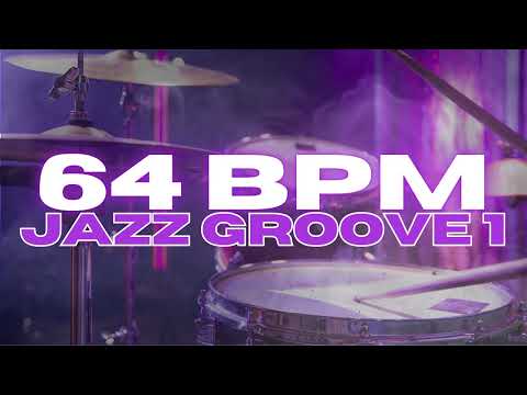 64 BPM - Jazz Drum Beat Groove - Loop 1