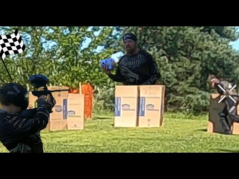 Paintball Box Maze Challenge