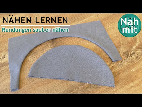 Stoffrundungen sauber nähen | Nähen lernen | Näh mit mir