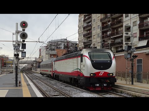 UN INSOLITO TRASFERIMENTO PER LA E402B.162 IN LIVREA "FRECCIABIANCA"...IN TRANSITO @BARLETTA!