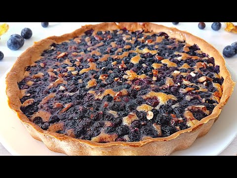 Comment faire une tarte amandine aux myrtilles 🫐 : simple et délicieuse ✨