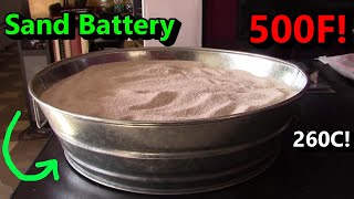 DIY Sand Battery Air Heaters! w/heat powered fans! no electricity needed! sand battery room heater!