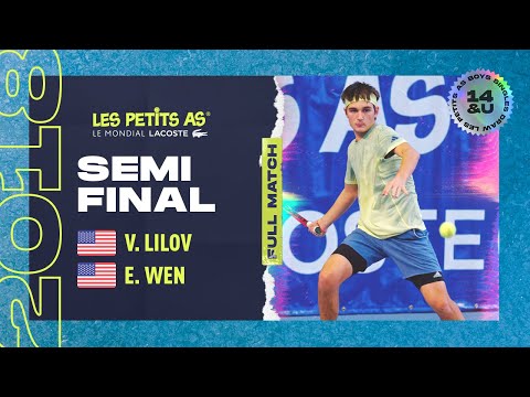 Les Petits As 2018 | Boys Semifinal | Victor Lilov vs. Evan Wen