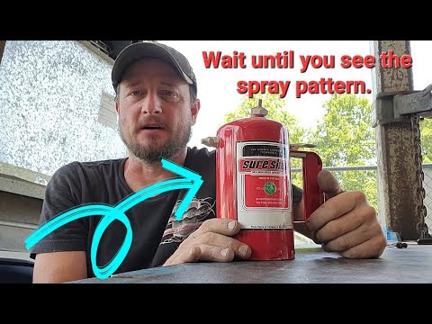 The best solvent sprayer on the market. Sureshot portable pressurized oil and solvent sprayer review