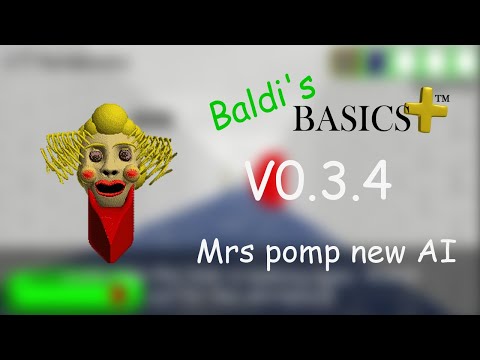 Mrs Pomp new AI | Baldi's Basics Plus V0.3.4