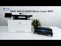 G&G Εκτυπωτής GM3310DW Mono A4 33ppm 1200d U-W-L 2YW Laser | axd.gr