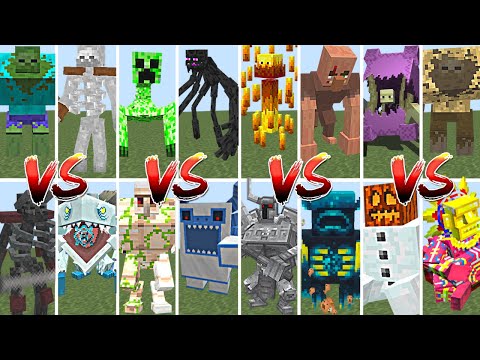 ALL MOBS TOURNAMENT | Minecraft Mob Battle