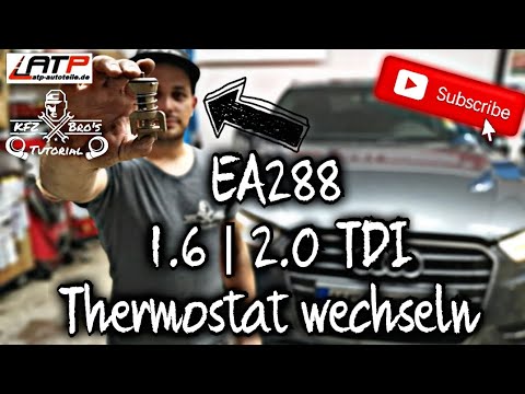 Vw Seat Skoda Audi A3 8v CRBC EA288 1.6 | 2.0 TDI Thermostat wechseln | Thermostat replacement
