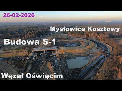 Construction of S-1 #33 Oświęcim - Mysłowice Kosztowy Junction