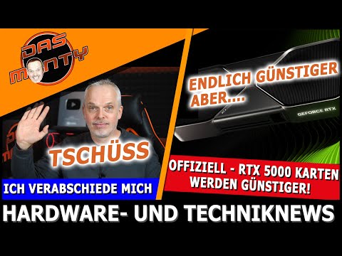 Nvidia RTX 5000 finally cheaper, BUT..... | RTX 5060/Ti delayed | Monty says goodbye....