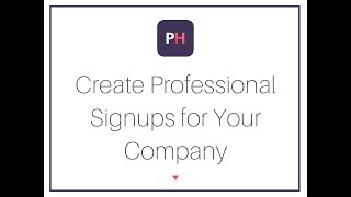 Create Professional Signups with PlanHero
