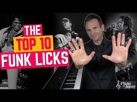 The Top 10 Piano Funk Licks 🎹