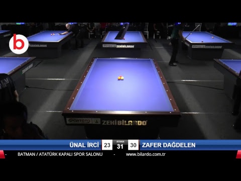 ÜNAL İRCİ & ZAFER DAĞDELEN Bilardo Maçı - 2018 ERKEKLER 3.ETAP-2.TUR