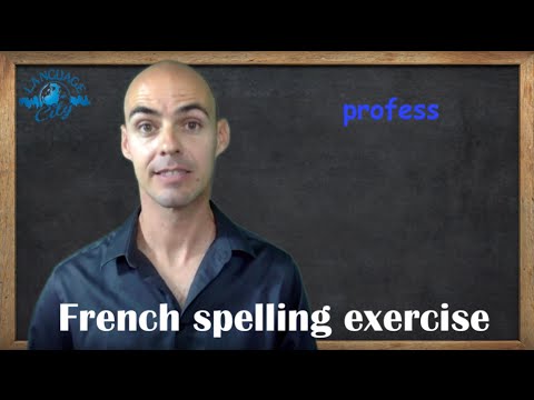 French spelling exercise