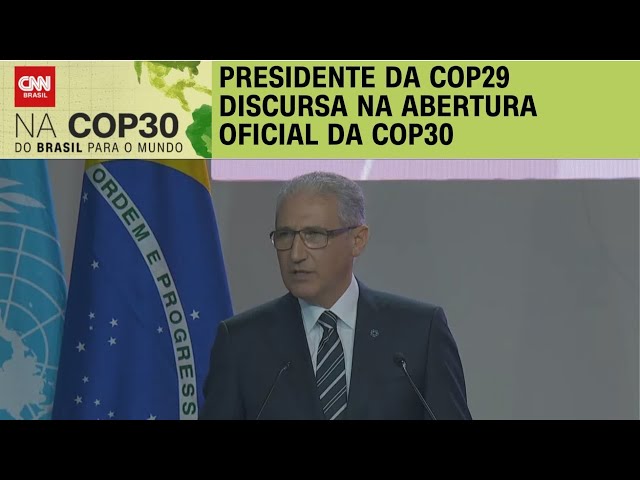 Veja discurso de abertura oficial da COP30 em Belém | LIVE CNN
