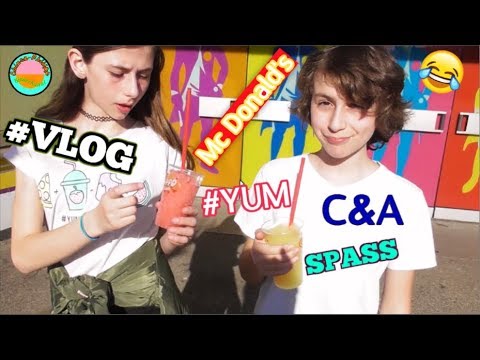 Calippo Slushs-Veggi Burger/Stadtbummel C&A - Mc Donalds