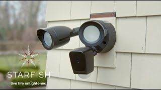 SATCO STARFISH Smart Security Flood Light and Camera