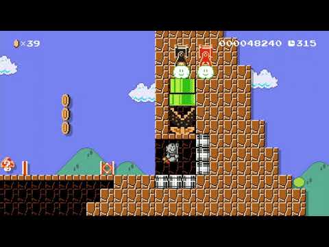 Get rid of a statue by Metal Alex 🍄 Super Mario Maker ✹Wii U✹ #aqc